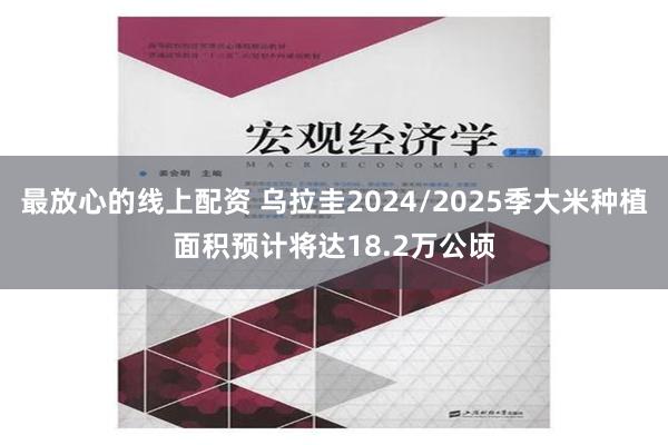 最放心的线上配资 乌拉圭2024/2025季大米种植面积预计将达18.2万公顷