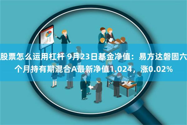 股票怎么运用杠杆 9月23日基金净值：易方达磐固六个月持有期混合A最新净值1.024，涨0.02%