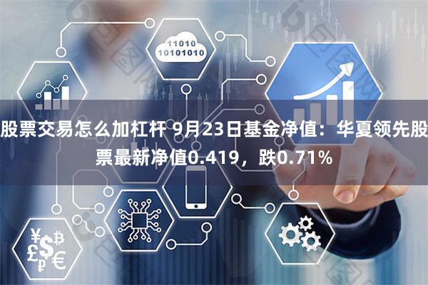 股票交易怎么加杠杆 9月23日基金净值：华夏领先股票最新净值0.419，跌0.71%