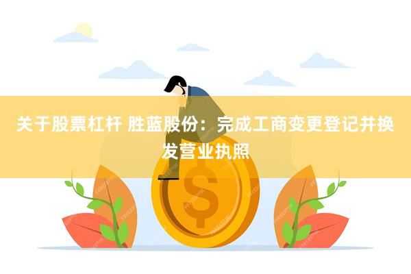 关于股票杠杆 胜蓝股份：完成工商变更登记并换发营业执照