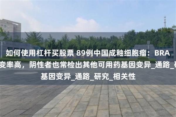 如何使用杠杆买股票 89例中国成釉细胞瘤：BRAF V600E突变率高，阴性者也常检出其他可用药基因变异_通路_研究_相关性